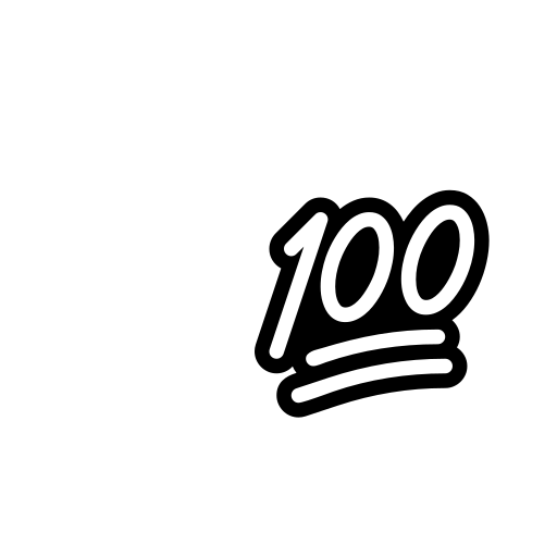 💯 Emoji Hundred Points Symbol Copy and Paste