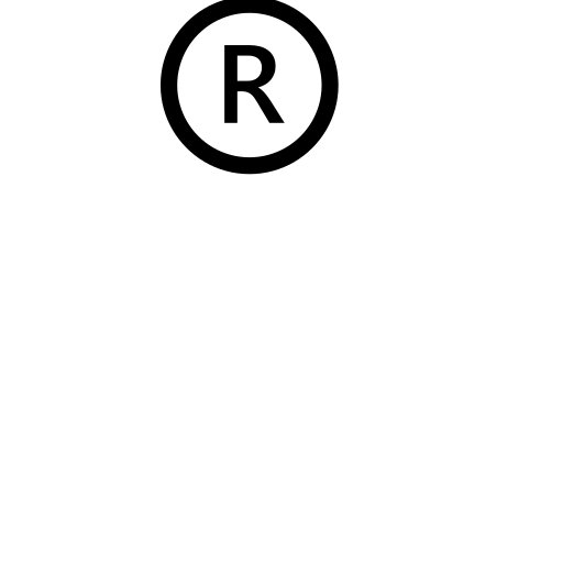 Registered Symbol Emoji White Background