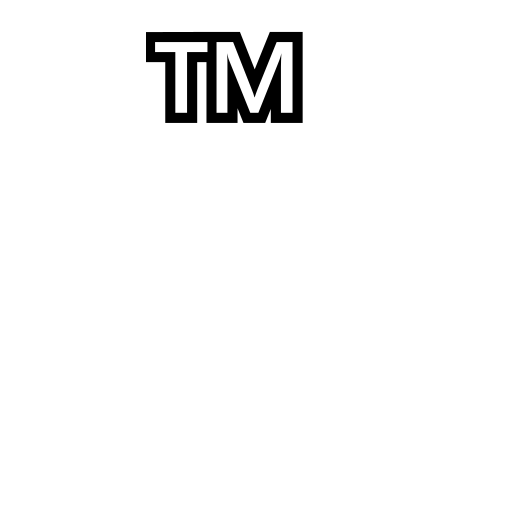 Trade Mark Emoji White Background