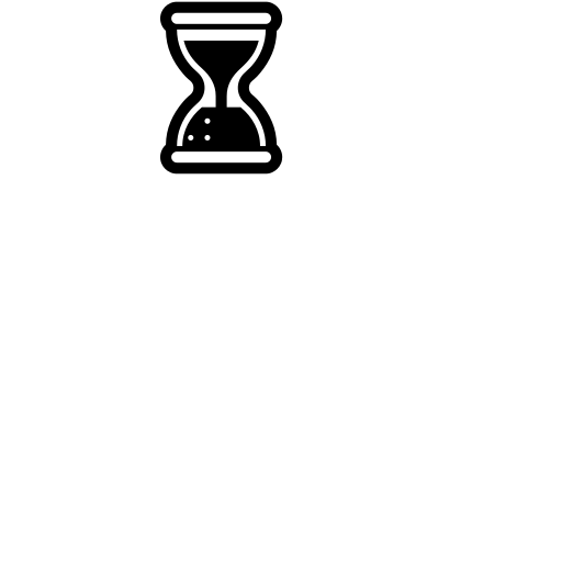Hourglass done Emoji White Background