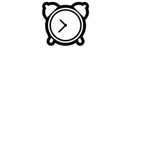 Alarm Clock Emoji White Background