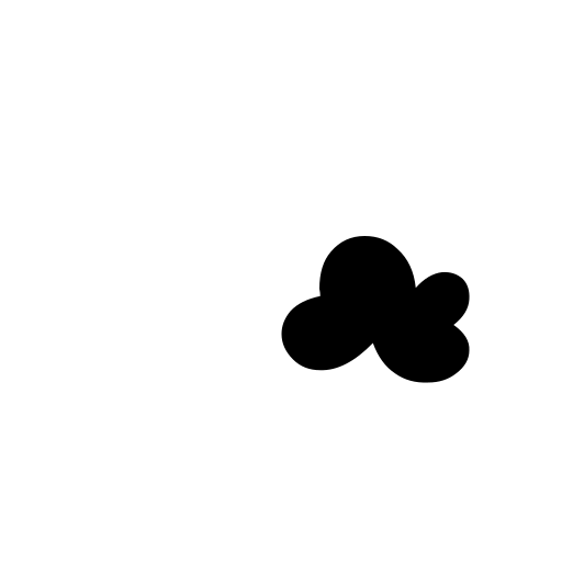 Cloud Emoji White Background