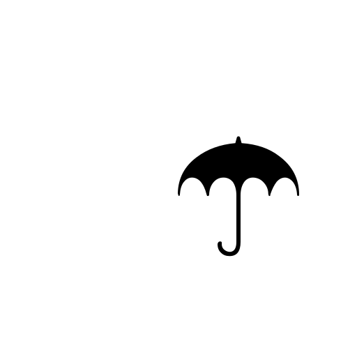 Umbrella Emoji White Background