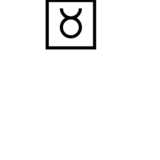 Taurus Emoji White Background