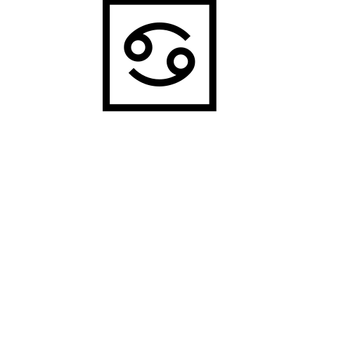 Cancer Emoji White Background