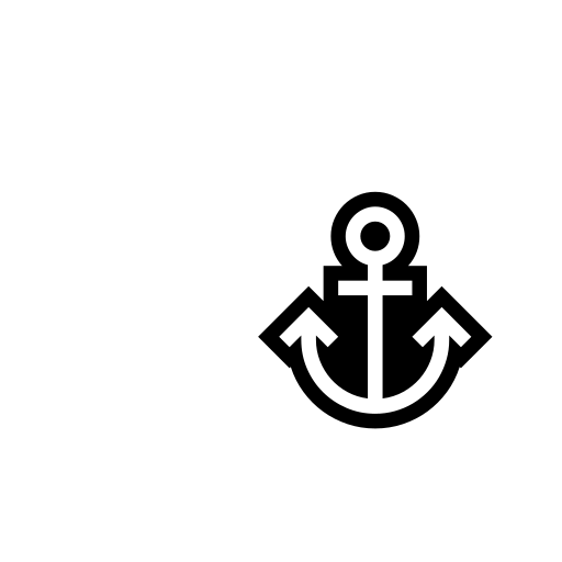 Anchor Emoji White Background