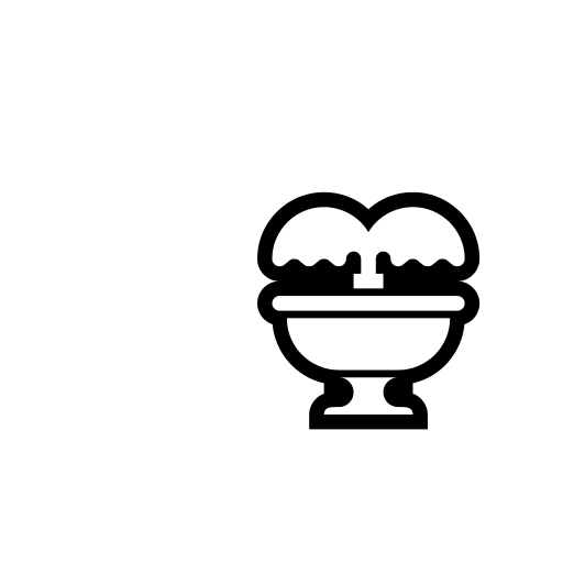 Fountain Emoji White Background