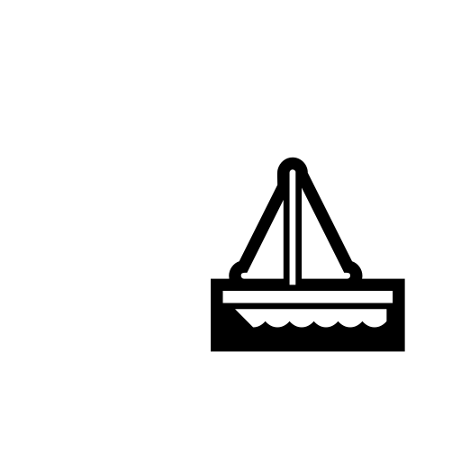 Sailboat Emoji White Background