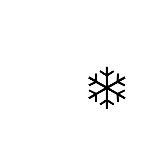 Snowflake Emoji White Background