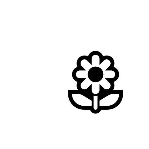 Blossom Emoji White Background