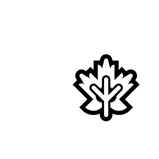 Maple Leaf Emoji White Background