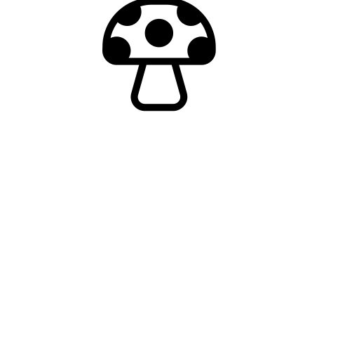 Mushroom Emoji White Background