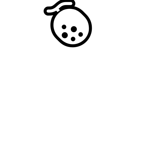 Melon Emoji White Background