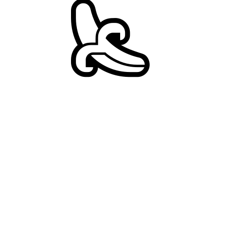 Banana Emoji White Background