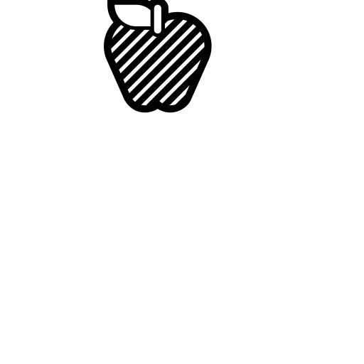 Red Apple Emoji White Background