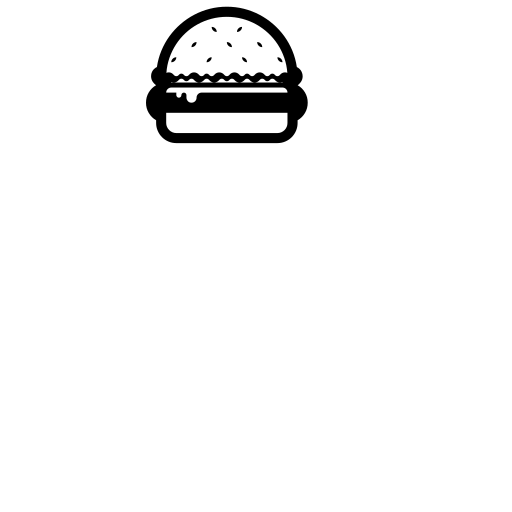 Hamburger Emoji White Background