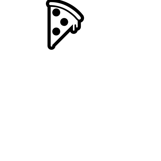 Slice of Pizza Emoji White Background