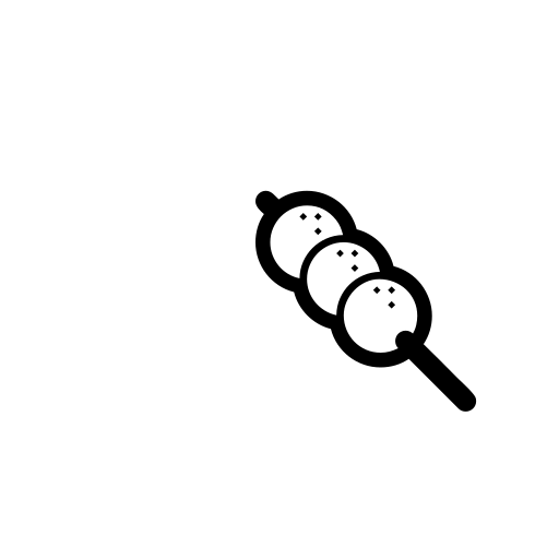 Dango Emoji White Background