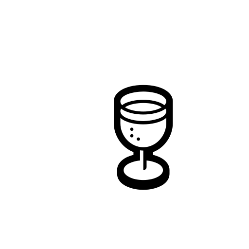 Wine Glass Emoji White Background