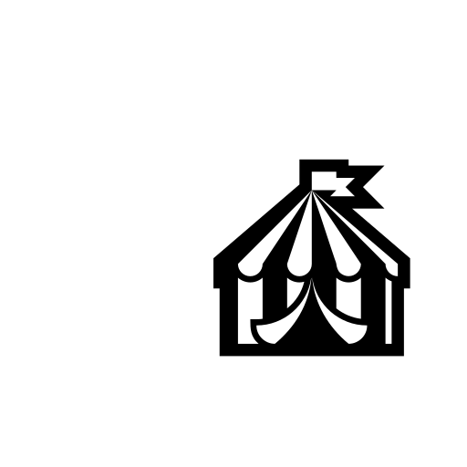 Circus Tent Emoji White Background
