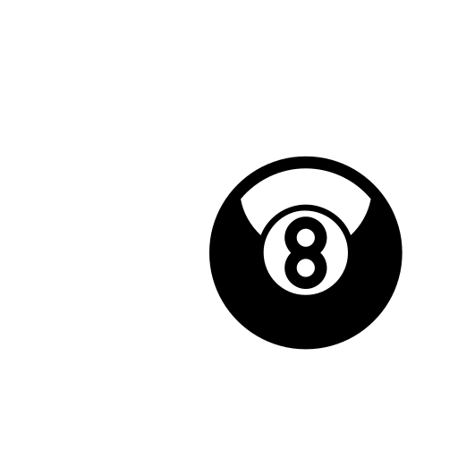 Billiards Emoji White Background