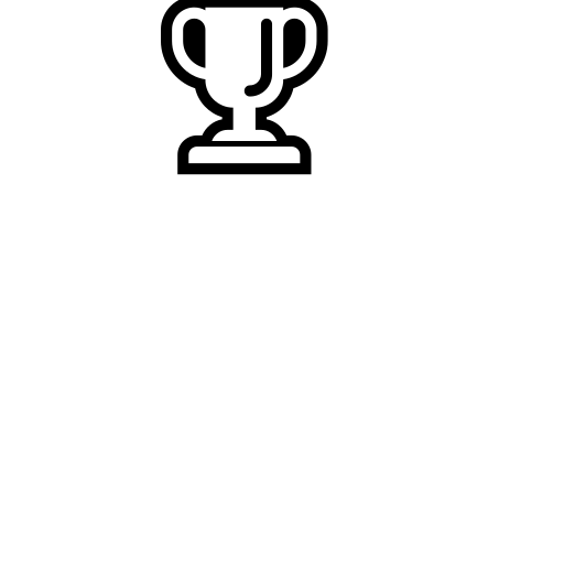 Trophy Emoji White Background