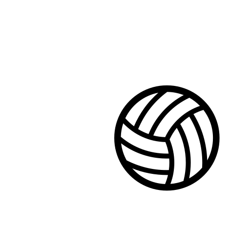 Volleyball Emoji White Background
