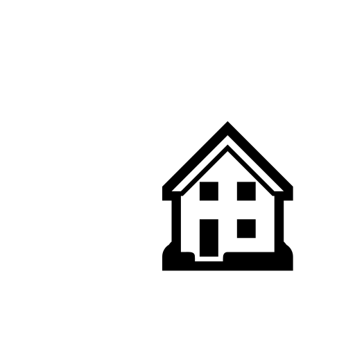 House Building Emoji White Background