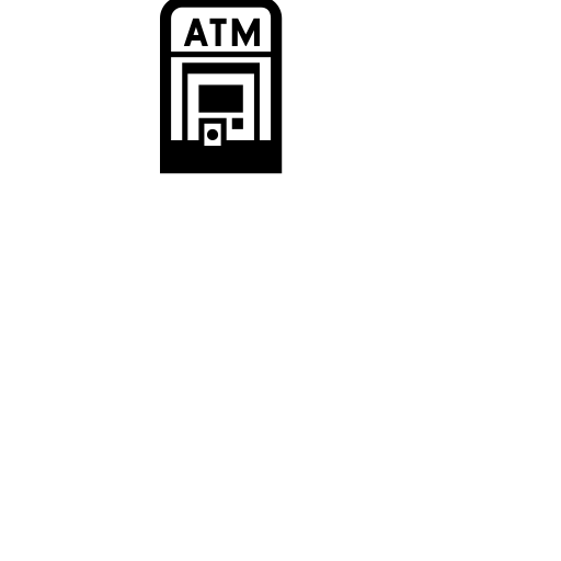 Automated Teller Machine Emoji White Background