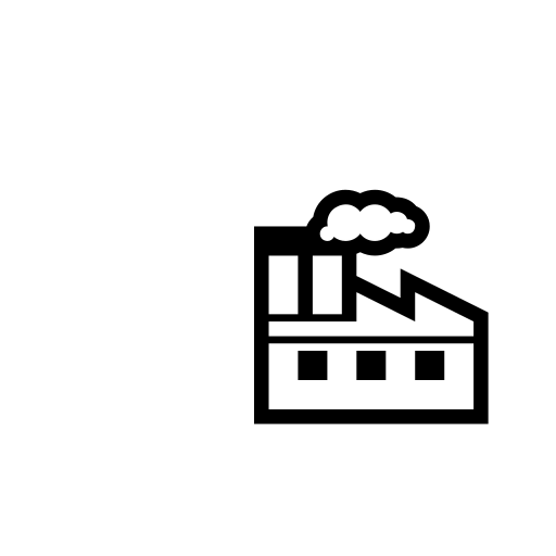 Factory Emoji White Background