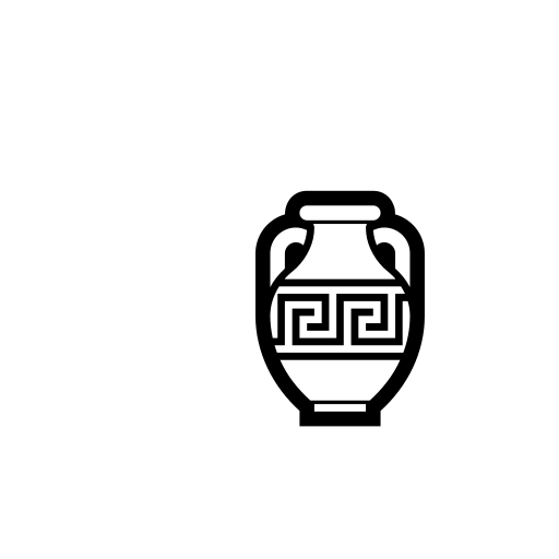 Amphora Emoji White Background