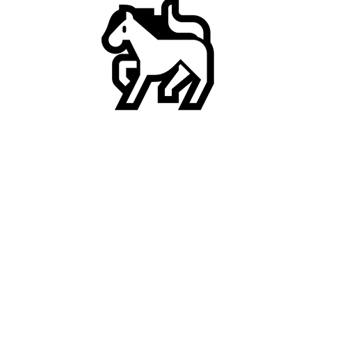Horse Emoji White Background