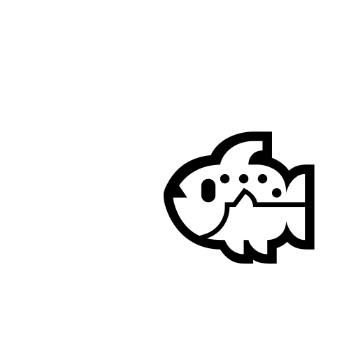 Fish Emoji White Background
