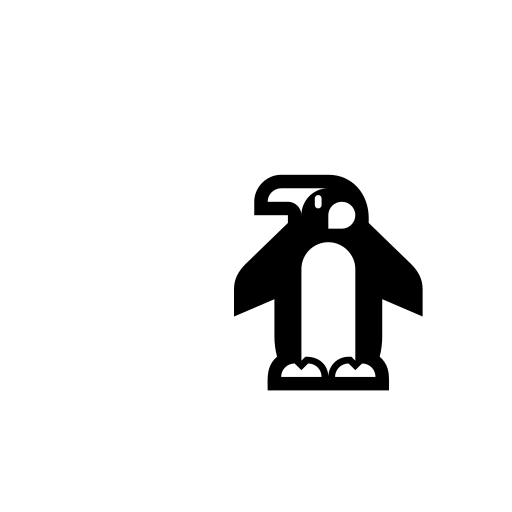 Penguin Emoji White Background