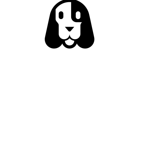 Dog Emoji White Background