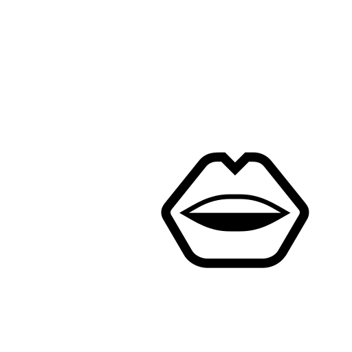 Mouth Emoji White Background