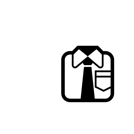 Necktie Emoji White Background