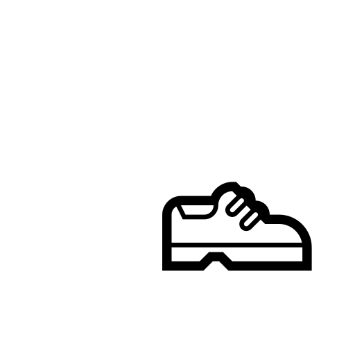 Mans Shoe Emoji White Background