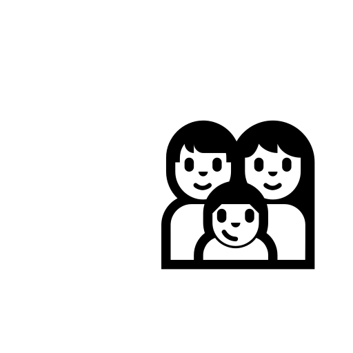 Family Emoji White Background