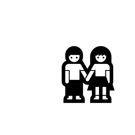 Man and Woman Holding Hands Emoji White Background