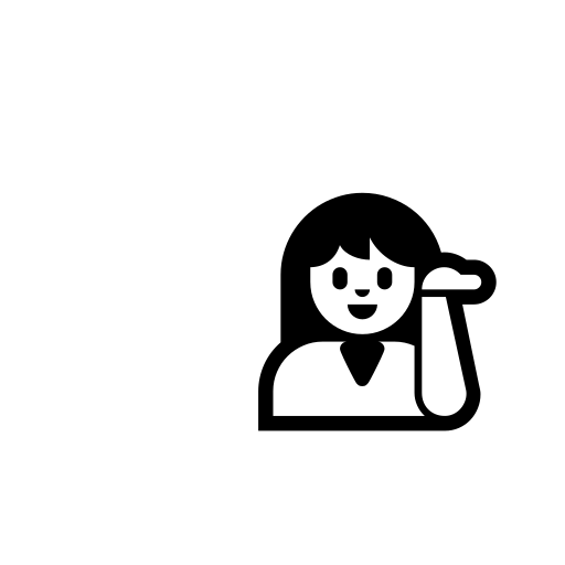 Information Desk Person Emoji White Background