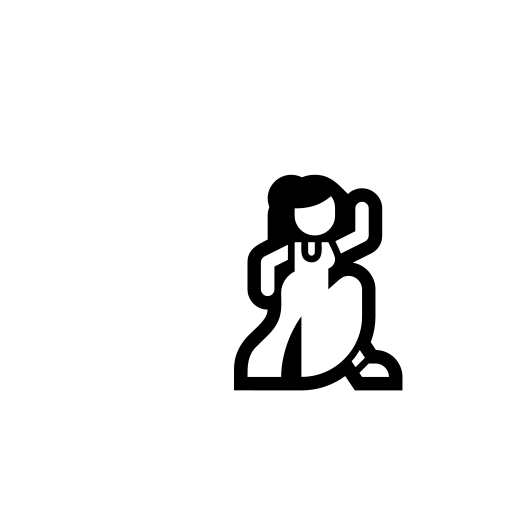 Dancer Emoji White Background