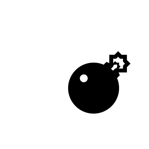 Bomb Emoji White Background