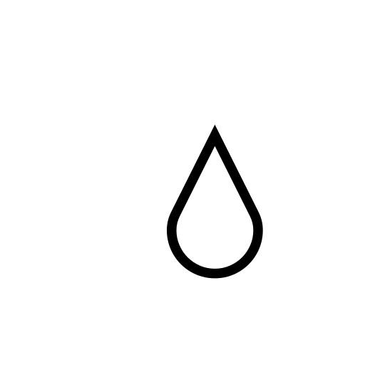 Droplet Emoji White Background