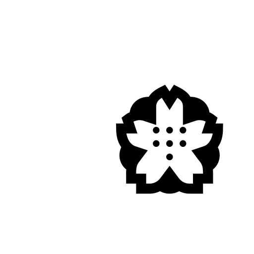 White Flower Emoji White Background