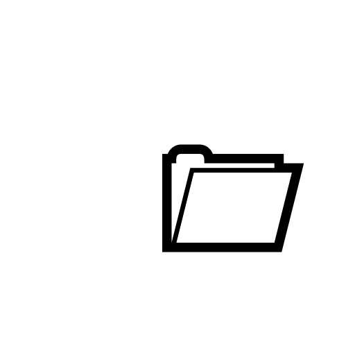 File Folder Emoji White Background