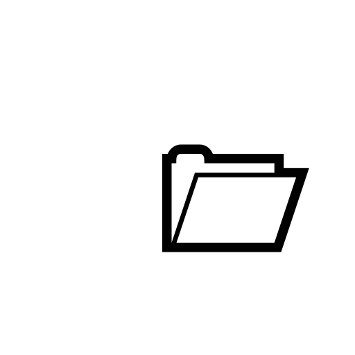 Open File Folder Emoji White Background