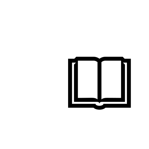 Open Book Emoji White Background