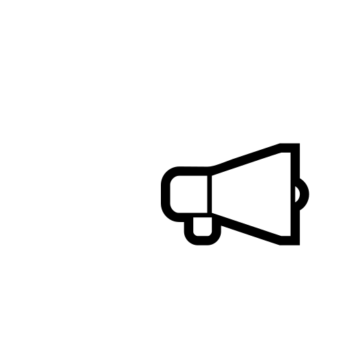 Public Address Loudspeaker Emoji White Background