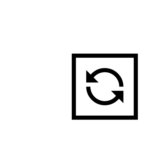 Anticlockwise Downwards and Upwards Open Circle Arrows Emoji White Background